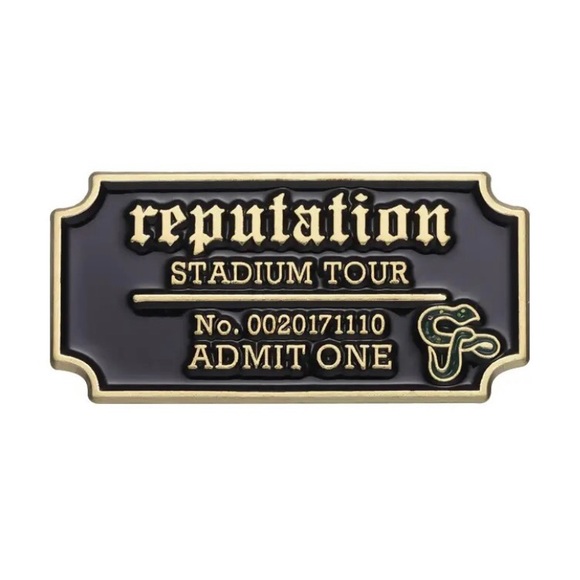 6/$30 Reputation Stadium Tour Ticket Enamel Pin - Picture 1 of 2